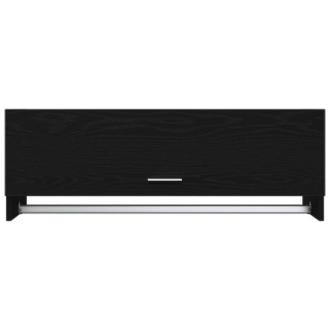 Ντουλάπα vidaXL Μαύρη Βελανιδιά 100x32,5x35cm από επεξεργασμένο ξύλο 1 τεμ.