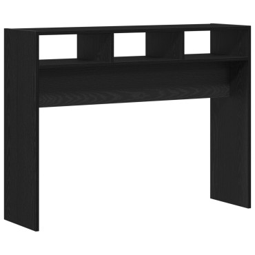vidaXL Κονσόλα Μαύρη Δρυς 105x30x80cm Φτιαγμένη από ξύλο 1 τεμ.