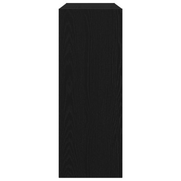 vidaXL Κονσόλα Μαύρη Δρυς 105x30x80cm Φτιαγμένη από ξύλο 1 τεμ.