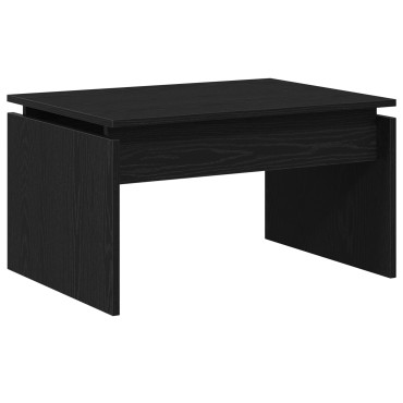 vidaXL Μαύρο Δρυς Τραπέζι Σαλονιού 68x38x50cm Φτιαγμένο από Ξύλο