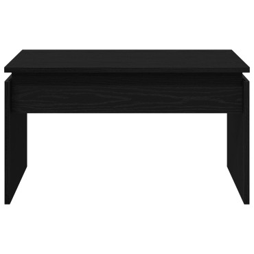 vidaXL Μαύρο Δρυς Τραπέζι Σαλονιού 68x38x50cm Φτιαγμένο από Ξύλο