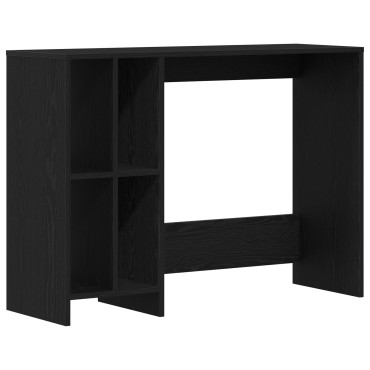 vidaXL Γραφείο Μαύρο Δρυς 102,5x35x75cm από ξύλο 1 τεμ.