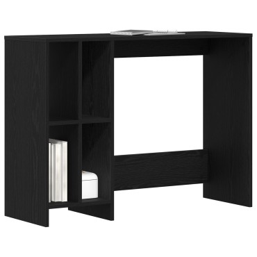 vidaXL Γραφείο Μαύρο Δρυς 102,5x35x75cm από ξύλο 1 τεμ.
