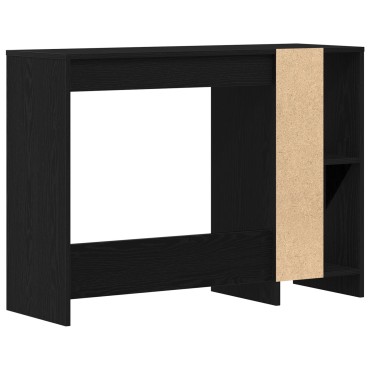 vidaXL Γραφείο Μαύρο Δρυς 102,5x35x75cm από ξύλο 1 τεμ.