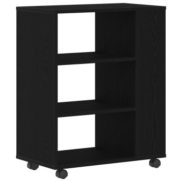 vidaXL Κινητός Ντουλάπι Μαύρη Δρυς 60x35x75cm Επεξεργασμένο Ξύλο