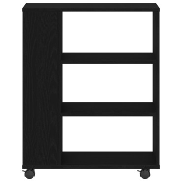 vidaXL Κινητός Ντουλάπι Μαύρη Δρυς 60x35x75cm Επεξεργασμένο Ξύλο