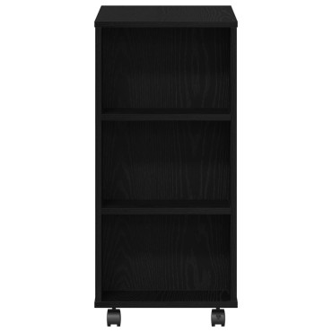 vidaXL Κινητός Ντουλάπι Μαύρη Δρυς 60x35x75cm Επεξεργασμένο Ξύλο