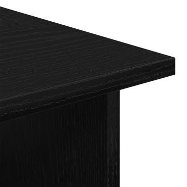 vidaXL Κυλιόμενο Ντουλάπι Μαύρη Δρυς 60x45x55cm - Επεξεργασμένο Ξύλο