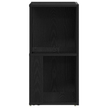 vidaXL Γωνιακό Ντουλάπι Μαύρη Δρυς 33x33x67cm Επεξεργασμένο Ξύλο