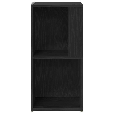 vidaXL Γωνιακό Ντουλάπι Μαύρη Δρυς 33x33x67cm Επεξεργασμένο Ξύλο