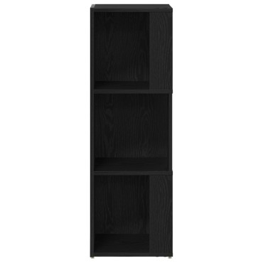 vidaXL Γωνιακό Ντουλάπι Μαύρο Δρυς 33x33x100cm Επεξεργασμένο Ξύλο