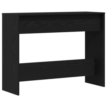 vidaXL Μαύρο Ξύλινο Τραπέζι Κονσόλας - 100x35x76.5cm - Επεξεργασμένο Ξύλο