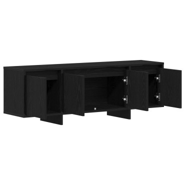 vidaXL Ντουλάπα τηλεόρασης Μαύρο Δρυς 120x30x40,5cm Ξύλο επεξεργασμένο