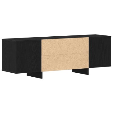 vidaXL Ντουλάπα τηλεόρασης Μαύρο Δρυς 120x30x40,5cm Ξύλο επεξεργασμένο