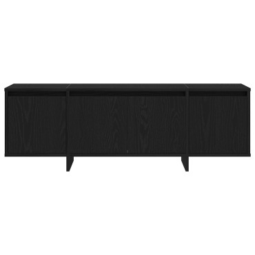 vidaXL Ντουλάπα τηλεόρασης Μαύρο Δρυς 120x30x40,5cm Ξύλο επεξεργασμένο