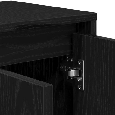 vidaXL Ντουλάπα τηλεόρασης Μαύρο Δρυς 120x30x40,5cm Ξύλο επεξεργασμένο