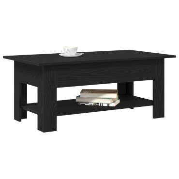 vidaXL Καφετιέρα Μαύρου Δρυς 102x55x42cm Φτιαγμένη από ξύλο