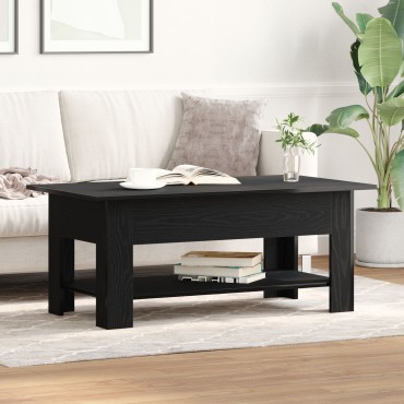 vidaXL Καφετιέρα Μαύρου Δρυς 102x55x42cm Φτιαγμένη από ξύλο