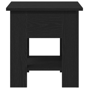 vidaXL Τραπεζάκι καφέ Μαύρο Δρυς 40x40x42cm Επεξεργασμένο ξύλο 1 τεμ.