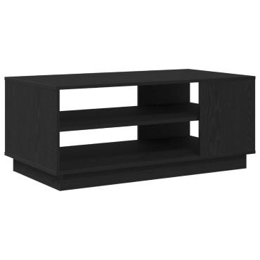 vidaXL Μαύρο Τραπέζι σαλονιού 102x55x43cm Κατασκευασμένο από Επεξεργασμένο Ξύλο 1 τεμ.