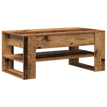 vidaXL Τραπεζάκι Καφέ από Παλιό Ξύλο 102x55x45cm Μηχανικής Ξυλείας 1 τεμ.