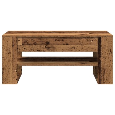 vidaXL Τραπεζάκι Καφέ από Παλιό Ξύλο 102x55x45cm Μηχανικής Ξυλείας 1 τεμ.