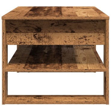 vidaXL Τραπεζάκι Καφέ από Παλιό Ξύλο 102x55x45cm Μηχανικής Ξυλείας 1 τεμ.