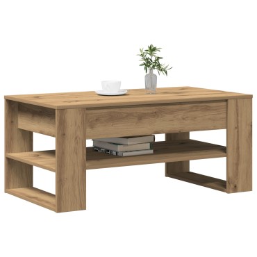vidaXL Τραπεζάκι σαλονιού Artisan Oak 102x55x45cm από κατασκευασμένο ξύλο 1 τεμ.