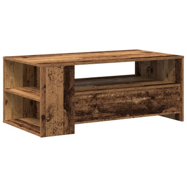 vidaXL Τραπέζι καφέ Παλιού Ξύλου 102x55x43,5cm Σαθρό Ξύλο 1 τεμ.