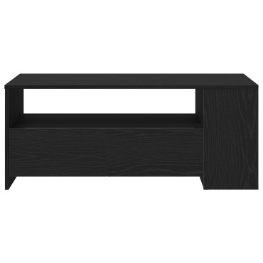 vidaXL Μαύρο Τραπεζάκι Σαλονιού 102x55x43.5cm Κατασκευασμένο από Μηχανικά Ξύλα 1 τεμ.