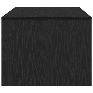 vidaXL Μαύρο Τραπεζάκι Σαλονιού 102x55x43.5cm Κατασκευασμένο από Μηχανικά Ξύλα 1 τεμ.