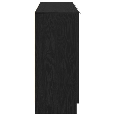 vidaXL Κονσόλα Μαύρο Δρυς 90,5x30x70cm Επεξεργασμένο Ξύλο 1 τεμ.