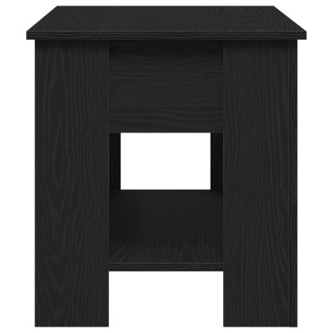 vidaXL Μαύρο Ξύλινο Τραπέζι Σαλονιού - 101x49x52cm Κατασκευασμένο από Τεχνητό Ξύλο