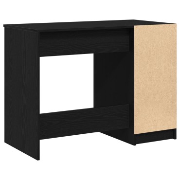 vidaXL Μαύρο Γραφείο Σαρκαστική - 100x50x75cm - Κατασκευασμένο από Επεξεργασμένο ξύλο 1 τεμ.