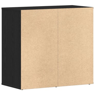 vidaXL Μαύρο Έπιπλο Καλλυντικών 80x40x75cm από Επεξεργασμένο Ξύλο 1 τεμ.