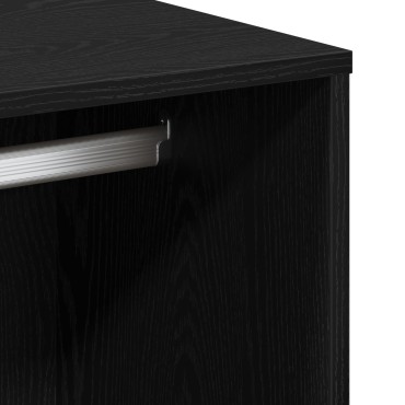 vidaXL Μαύρο Έπιπλο Καλλυντικών 80x40x75cm από Επεξεργασμένο Ξύλο 1 τεμ.