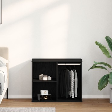 vidaXL Μαύρος Δρυς Καλλυντικό Ντουλάπι - 80x40x65 εκ 1 τεμ.