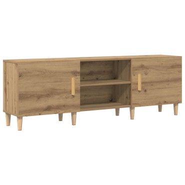 vidaXL Βάση τηλεόρασης σε Artisan Oak - 150x30x50cm - Κατασκευασμένη από τεχνικό ξύλο
