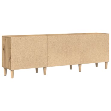 vidaXL Βάση τηλεόρασης σε Artisan Oak - 150x30x50cm - Κατασκευασμένη από τεχνικό ξύλο