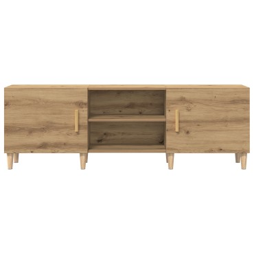 vidaXL Βάση τηλεόρασης σε Artisan Oak - 150x30x50cm - Κατασκευασμένη από τεχνικό ξύλο
