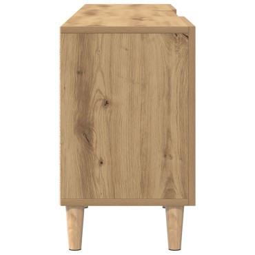 vidaXL Βάση τηλεόρασης σε Artisan Oak - 150x30x50cm - Κατασκευασμένη από τεχνικό ξύλο
