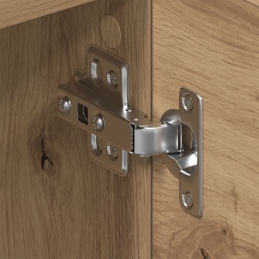 vidaXL Βάση τηλεόρασης σε Artisan Oak - 150x30x50cm - Κατασκευασμένη από τεχνικό ξύλο