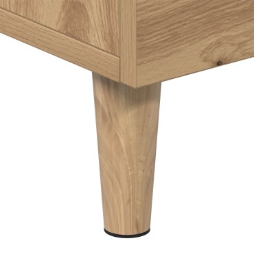 vidaXL Βάση τηλεόρασης σε Artisan Oak - 150x30x50cm - Κατασκευασμένη από τεχνικό ξύλο