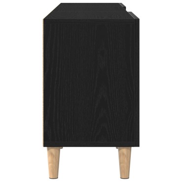 vidaXL Βάση τηλεόρασης - Μαύρη Δρυς, 150x30x50 cm Κατασκευασμένο από Επεξεργασμένο Ξύλο