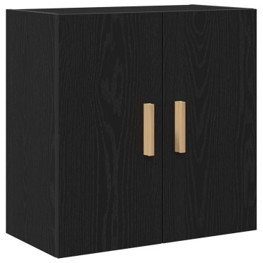vidaXL Μαύρος Κρεμαστός Κάβος - 60x30x60 cm Κατασκευασμένο από Επεξεργασμένο Ξύλο