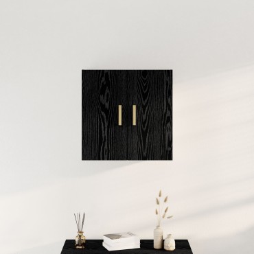 vidaXL Μαύρος Κρεμαστός Κάβος - 60x30x60 cm Κατασκευασμένο από Επεξεργασμένο Ξύλο