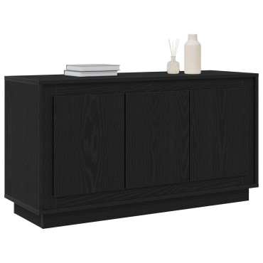 vidaXL Σαλονάκι Μαύρο Δρυς 102x35x55cm Επεξεργασμένο Ξύλο 1 τεμ.