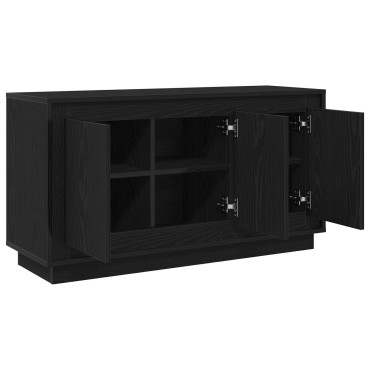 vidaXL Σαλονάκι Μαύρο Δρυς 102x35x55cm Επεξεργασμένο Ξύλο 1 τεμ.