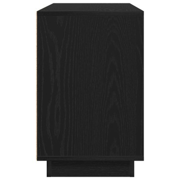 vidaXL Σαλονάκι Μαύρο Δρυς 102x35x55cm Επεξεργασμένο Ξύλο 1 τεμ.