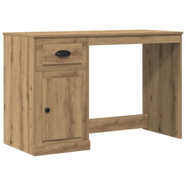 γραφείο vidaXL με αποθηκευτικά χώρο Artisan Oak 50x115x75cm Επεξεργασμένο ξύλο 1 τεμ.